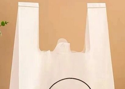 Bolsas de transporte de chalecos de plástico de HDPE LDPE Bolsas de compra de camisetas de plástico blanco