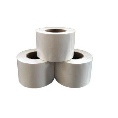 Cintas de envoltura blancas de LDPE 100 mm de ancho 30 m de longitud con núcleo de plástico de 3 '