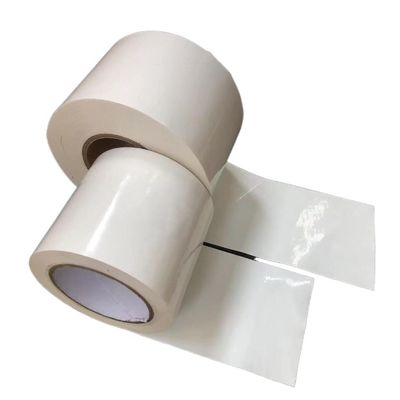 Cintas de envoltura blancas de LDPE 100 mm de ancho 30 m de longitud con núcleo de plástico de 3 '