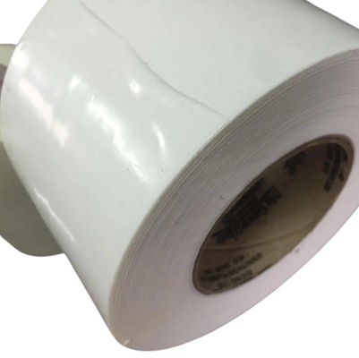 Cintas de envoltura blancas de LDPE 100 mm de ancho 30 m de longitud con núcleo de plástico de 3 '