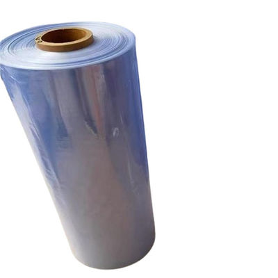 Rollo de película contraída de PVC doblada en el centro de 25 micrones para libros de cosméticos