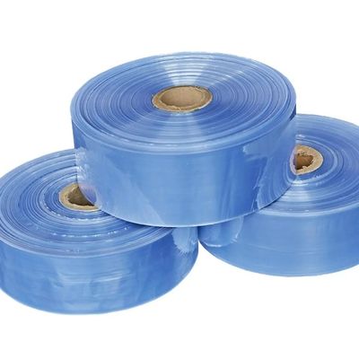 30% de PVC reciclado de película de envoltura retráctil, rollo de película de envoltura retráctil suave de doble centro
