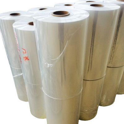 Película transparente azul de cloruro de polivinilo de PVC de 30 micras de PVC, rollo de envoltura de contracción térmica