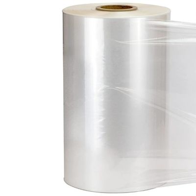 30% de PVC reciclado de película de envoltura retráctil, rollo de película de envoltura retráctil suave de doble centro