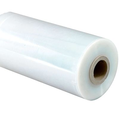 Película de envoltura de PVC de 25 micras de una sola herida de PVC transparente para envoltura de PVC