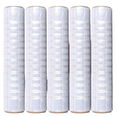 Película de estiramiento de LDPE con ventilación transparente de 420 mm x 1200 m, envolvente de palets preestirados