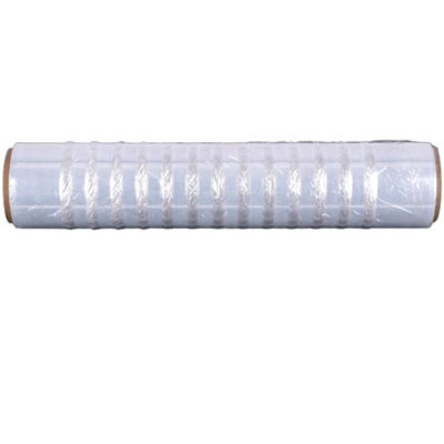 Película de estiramiento de LDPE con ventilación transparente de 420 mm x 1200 m, envolvente de palets preestirados