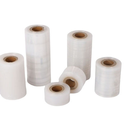 20 micrones de película de estiramiento de LDPE, rollo de envoltura retráctil transparente / de color