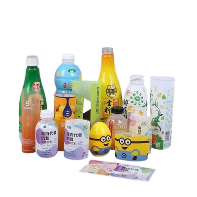 Etiquetas de manga de PVC PETG OPS PLA para el embalaje de botellas a prueba de humedad