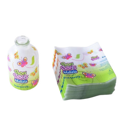 Etiquetas con manga de PETG reciclable y encogida rollo de película personalizado para botella