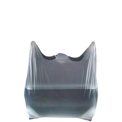Bolsas de plástico reciclables de estilo chaleco 30 micrones bolsas de chaleco blanco