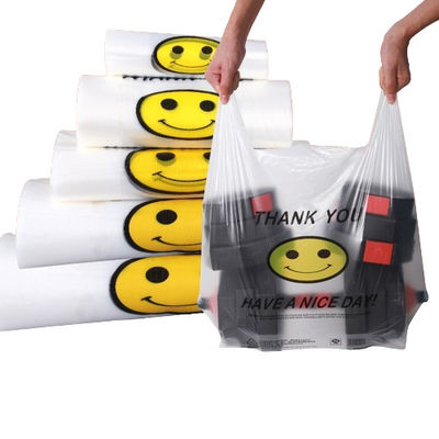 Bolsas de transporte de tipo chaleco de plástico polietileno espesor de 20 a 60 micras