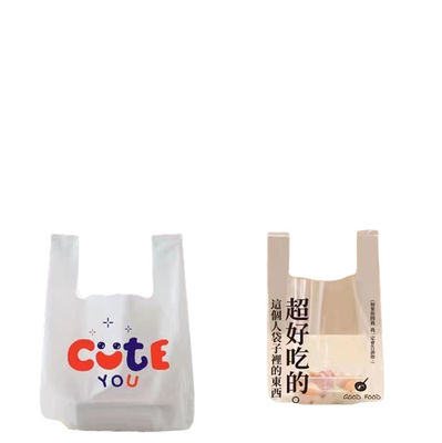 Bolsas de plástico de chaleco de impresión virgen PE tamaño personalizado para comprar