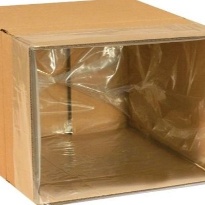 Bolsa de cartón de plástico PE de fondo cuadrado de revestimiento de bolsas de plástico interior transparente