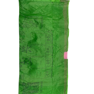 Largo contenedor de basura desechable Liner Color personalizado dibujar cadena bolsa de basura