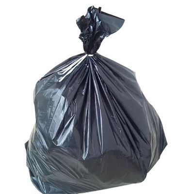PE con cuerda de tirón para contenedores de basura negros para contenedores de basura pesados