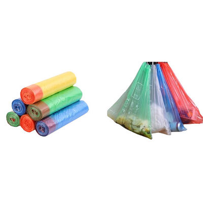 Cocina Bolsas de basura de cuerda de tiro pequeñas PE Contenedores de basura reciclables