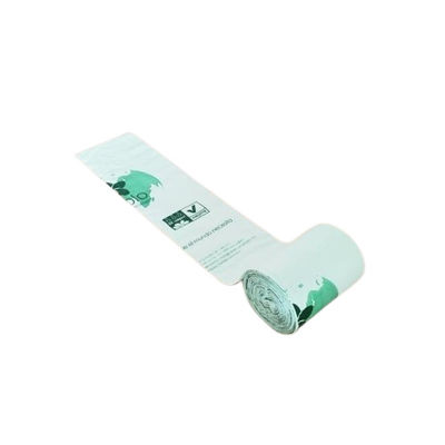Liner para contenedores de basura de PLA biodegradable en rollo Color verde imprimible