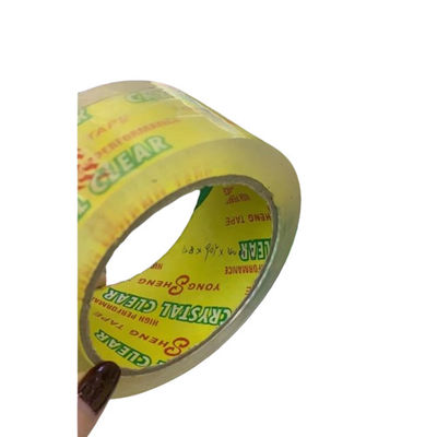Adesivo de cinta BOPP de cristal transparente para envases
