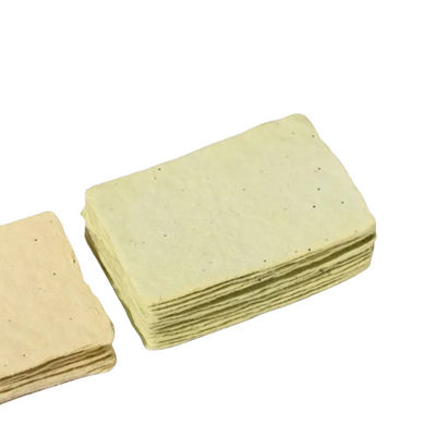 Papel de semillas en blanco incrustado de 200 gramos 0,3 mm - 0,5 mm espesor 100 hojas