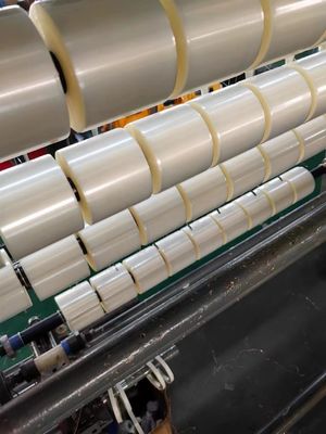 30 micrones de cinta de BOPP transparente de 2 mm de ancho para el embalaje
